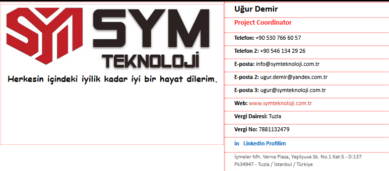 SYM Teknoloji iletişim bilgileri