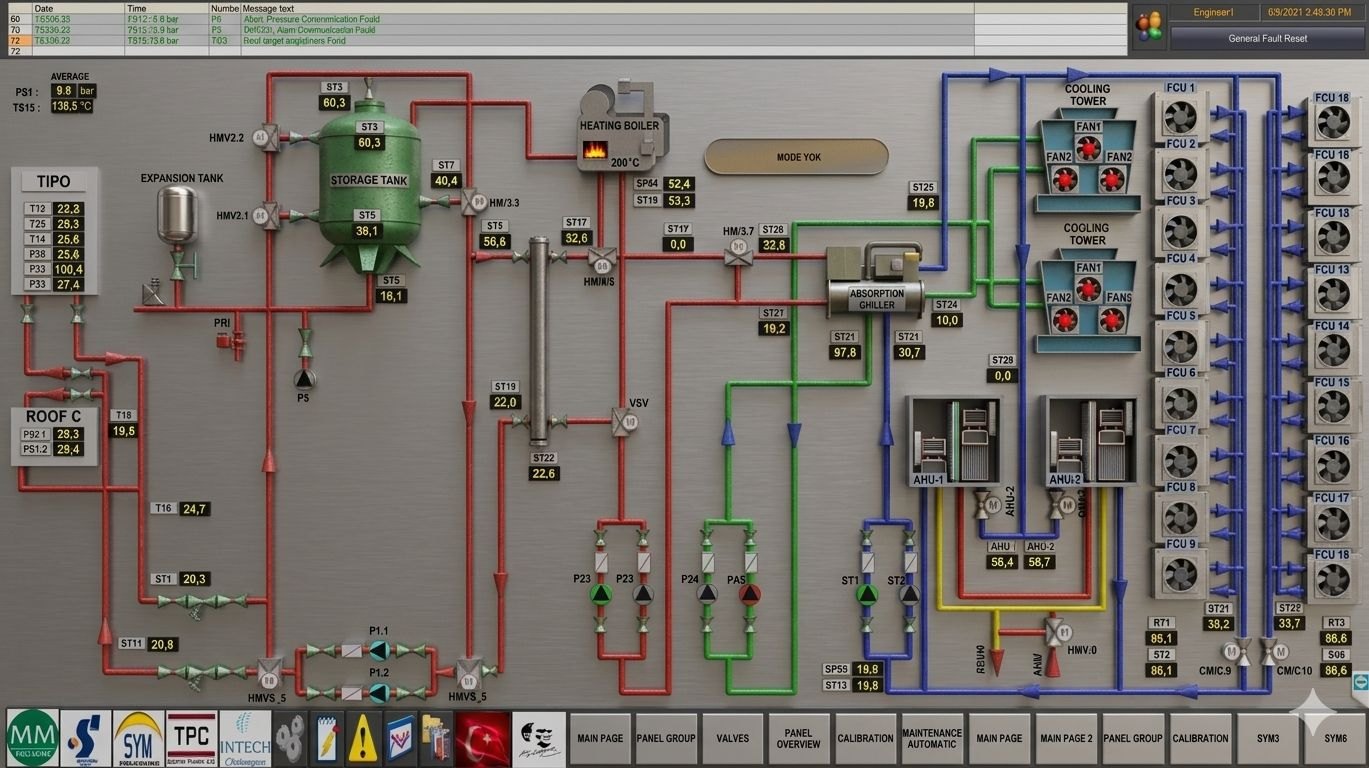 Kimyasal Arıtma SCADA